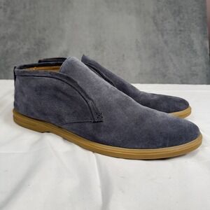 Peter Millar Excursionist Chukka Boot Men 13M Crown Crafted Nubuck Venetian Blue